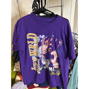 Juice WRLD Graphic T Shirt Purple Mens Large